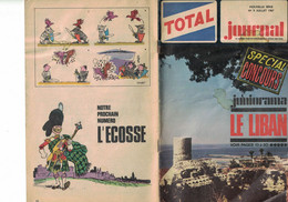 TOTAL JOURNAL N° 9 JUILLET 1967 JUNIORAMA LE LIBAN SPECIAL CONCOURS - Ohne Zuordnung