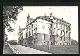 AK Güstrow, Ansicht Vom Real-Gymnasium - Guestrow