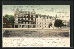 AK Mittweida, Hotel Europäischer Hof & Hotel Stadt Chemnitz - Mittweida