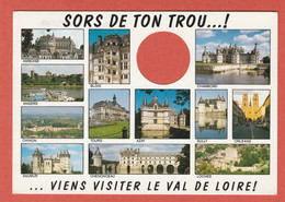 CP REGION VAL DE LOIRE 5 Chateaux - Pays De La Loire