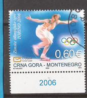 6-21 2006  CRNA GORA MONTENEGRO OLYMPIADI TORINI SPORT  EISKUNSTLAUF  USED - Winter 2006: Turin