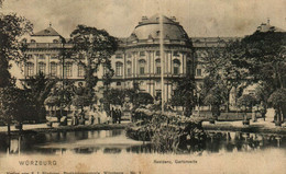 WÜRZBURG Residenz,Gartenseite Von Würzburg Nach Michelau über Ettelbruck/Luxemburg 9.Sept.1904 Geschickt (1Mal Verfügb.) - Lichtenfels