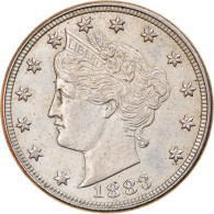 Monnaie, États-Unis, Liberty Nickel, 5 Cents, 1883, U.S. Mint, Philadelphie - 1883-1913: Liberty