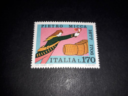 ITAMIX29 REPUBBLICA ITALIANA 1977 3'' CENTENARIO NASCITA PIETRO MICCA "XX" - 1971-80: Mint/hinged