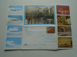 D179593    KLM AIRLINE  NETHERLANDS HOLLAND  ENVELOPE COVER  Ca 1970  -posted In Hungary - Sin Clasificación