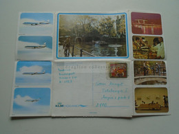D179593    KLM AIRLINE  NETHERLANDS HOLLAND  ENVELOPE COVER  Ca 1970  -posted In Hungary - Unclassified