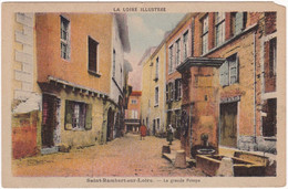 Loire : SAINT RAMBERT SUR LOIRE : La Grande Pompe : Colorisée : Attention Manque Haut Droit - Saint Just Saint Rambert