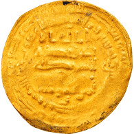 Monnaie, Abbasid Caliphate, Al-Mu'tazz, Dinar, AH 255 (869/870), Misr, TB+, Or - Islamische Münzen