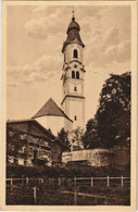 CPA AK Pfronten Kirche Mit Villa Goldonkel GERMANY (1120944) - Pfronten