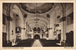 CPA AK Immenstadt Stadtpfarrkirche ,blick Zum Chor GERMANY (1121491) - Immenstadt