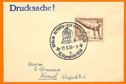 Aa2884 - Germany - POSTAL HISTORY - 1936 Olympic Games SPECIAL POSTMARK Swimming - Sommer 1936: Berlin