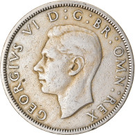 Monnaie, Grande-Bretagne, George VI, 1/2 Crown, 1948, TB+, Copper-nickel, KM:879 - K. 1/2 Crown