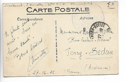 Occupation Française Du MAROC Cachet Violet 62e Régiment De Tirailleurs Marocains + Cad MARRAKECH- GUELIZ 1926 ....G - Covers & Documents