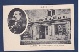 CPA Gambetta [46] Lot > Cahors Non Circulé Commerce Shop Bazar - Cahors