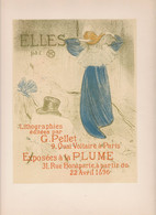 Affiche Lithographie Toulouse Lautrec Art Nouveau Style Les Maitres De L'affiche La Plume - Manifesti