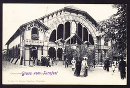 1918 Kantonaler Musiktag In Weinfelden überdruckt "Gruss Vom Turnfest".  AK Nach Zürich Verschickt. - Weinfelden