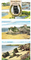 NEWQUAY CORNWALL. SIX CARD LETTER FORM, UNUSED POSTCARDS Box1e - Newquay