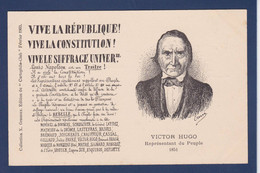 CPA Hugo Victor Par Orens Cartophile Club Cachet Voir Dos Non Circulé - Escritores