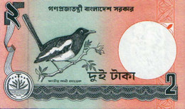 * BANGLADESH - 2 Taka - ND (1995) - GEM UNC P. 6 C - Signature: Nasimuddin Ahmed - Bangladesh