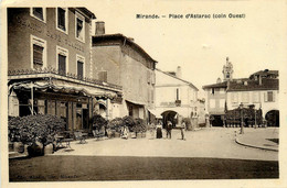 Mirande * Place D'astarac * Grand Café Glacier * Charcuterie - Mirande