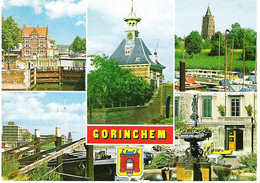 SCENES FROM GORINCHEM, HOLLAND. Circa 1978 USED POSTCARD Wa3 - Gorinchem