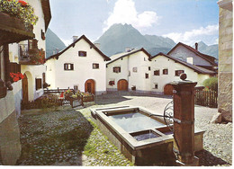 SCUOL, SWITZERLAND. Circa 1978 USED POSTCARD Z1 - Scuol