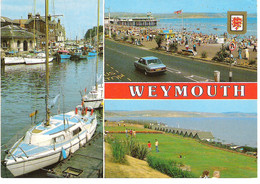 VARIOUS SCENES FROM WEYMOUTH, DORSET. USED POSTCARD Z7 - Weymouth