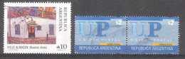 Argentina 1954 - 3 Sellos Usados Y Circulados-Viejo Almacén Tango Buenos Aires Y Unidad Postal - Andere & Zonder Classificatie