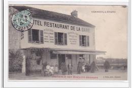 VERNEUIL-L'ETANG : Hotel Restaurant De La Gare - Tres Bon Etat - Otros Municipios