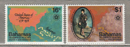 BAHAMAS 1976 USA 200th Annivers. MNH(**) Mi 396-397 #28139 - Bahamas (1973-...)