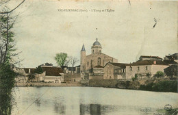 Vic Fezensac * L'étang Et Vue Sur L'église - Vic-Fezensac