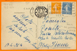 Aa2931 - FRANCE - POSTAL HISTORY - 1924 Olympic Games POSTMARK : Rue JOUFFROY - Ete 1924: Paris