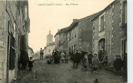 St Sauvy * La Rue D'orient * Boulangerie PICAT - Autres & Non Classés