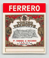 BK12406 " TORINO VERMOUTH-F.LLI FERRERO DI RICCARDO-TORINO "ETICH. MIGNON D'EPOCA - Other & Unclassified