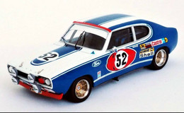 Ford Capri MkI 2600 RS - Ford Motor Company Deutschland - D. Glemser/A. Soler-Roig - 24h Le Mans 1972 #52 - Troféu - Trofeu