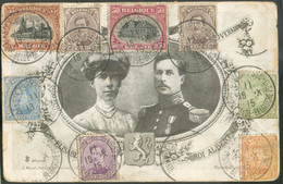 C.P. ROI ALBERT ET REINE ELISABETH De Sainte-ADRESSE POSTE BELGE18-X-1915 Vers Le Havre.  - 18155 - Other & Unclassified