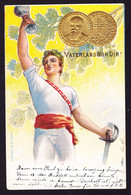 1902 Turner Mit Gold Medaille Und Pokal. 2 Gelaufene AK (1 Mit Aufdruck: Zch. Kant. Turnfest In Wetzikon) - Wetzikon