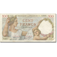 France, 100 Francs, Sully, 1940, 1940-03-14, SUP, Fayette:26.25, KM:94 - 100 F 1939-1942 ''Sully''