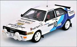 Audi Quattro - Malcolm Wilson (Motorsport) - Malcom Wilson/N. Harris - Rally Sweden 1985 #10 - Troféu - Trofeu