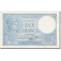 France, 10 Francs, Minerve, 1940, 1940-10-17, SUP, Fayette:7.17, KM:84 - 10 F 1916-1942 ''Minerve''