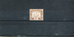 Hong Kong 1924 Yt 1 * - Postage Due