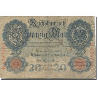 Billet, Allemagne, 20 Mark, 1907, 1907-06-08, KM:28, TB - 20 Mark