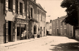 Salles Lavalette * Carte Photo * Rue Du Village Et Commerce Magasin Boulangerie PATRAT - Sonstige & Ohne Zuordnung