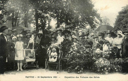 Ruffec * 18 Septembre 1921 , Exposition Des Voitures Des Bébés * Landau Poussette - Ruffec