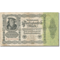 Billet, Allemagne, 50,000 Mark, 1922, 1922-11-19, KM:79, TTB - 50000 Mark