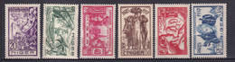 EXPO 37 - NIGER - YVERT N°57/62 * MLH - COTE = 14.5 EUR. - Unused Stamps