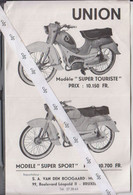 Publicité Motos Union - Motor Bikes