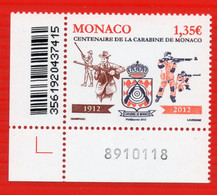 MONACO N°2818   CENTENAIRE DE LA CARABINE DE MONACO  NEUF ** - Autres & Non Classés