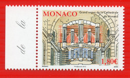 MONACO 2012  N°2842  GRAND ORGUE DE LA CATHEDRALE DE MONACO NEUF ** - Sonstige & Ohne Zuordnung