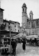 Bastia * Le Marché Et L'église St Jean * Foire Marchands * Haute Corse 2B - Bastia